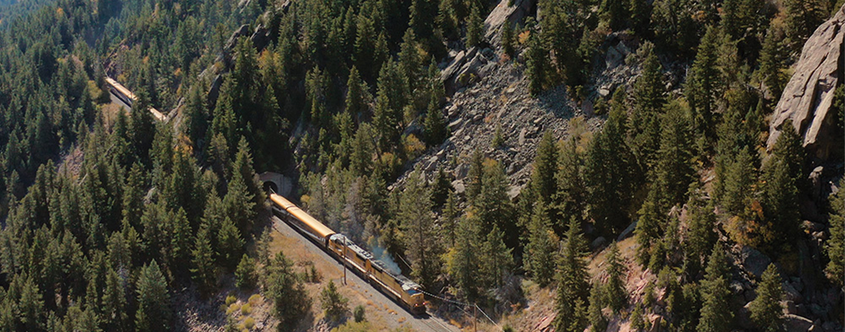 Rocky Mountains train travel