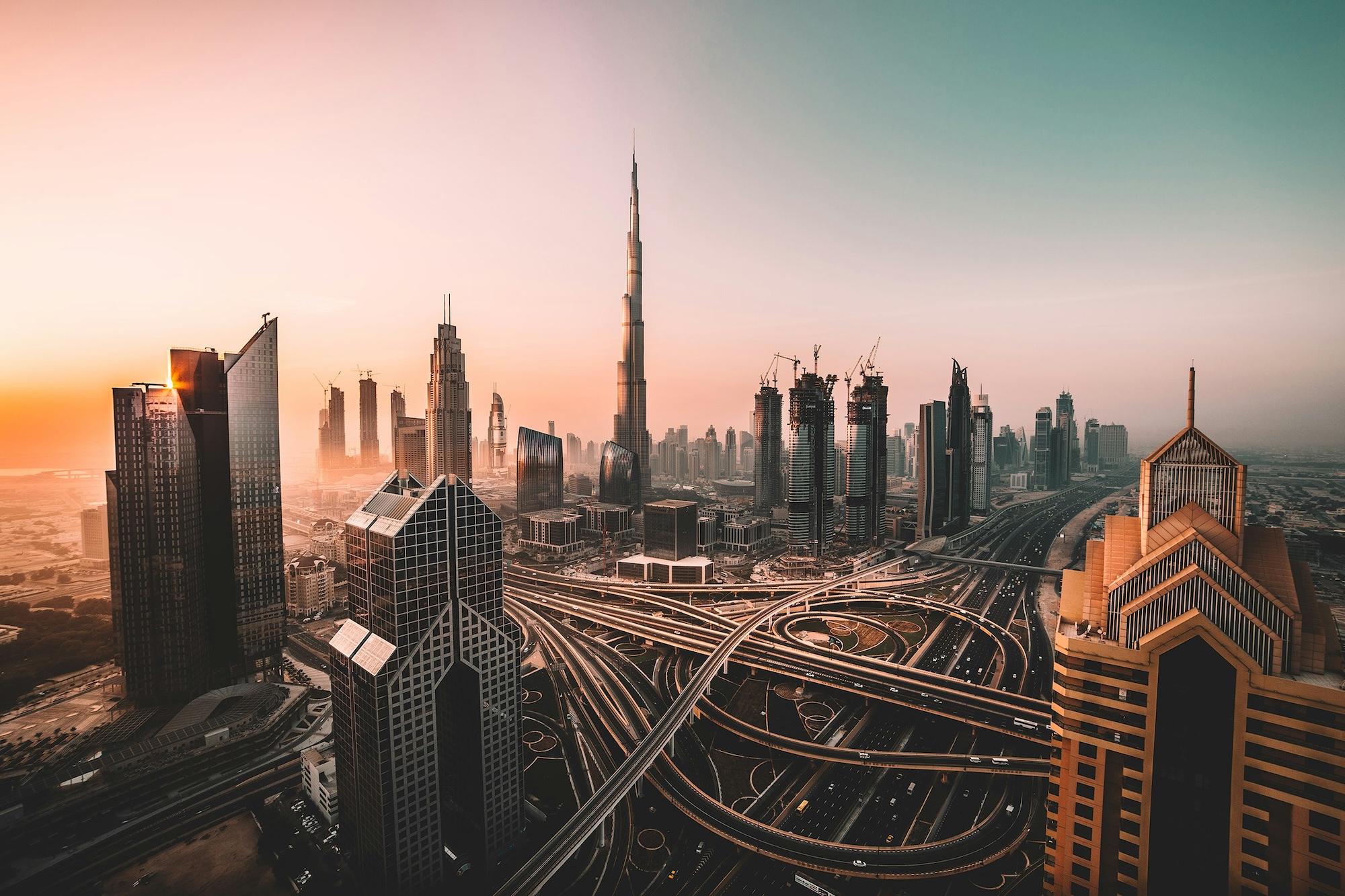 Sunrise shot of Downtown Dubai and Burj Khalifa | Dubai | Swift Travel